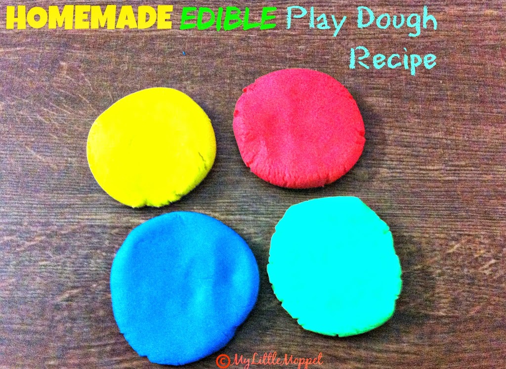 Homemade Edible Play Dough Recipe for Kids