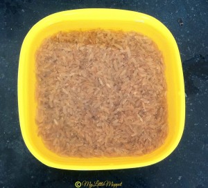 Home made rice cereal 1
