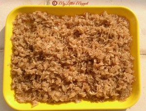 Home made rice cereal 2