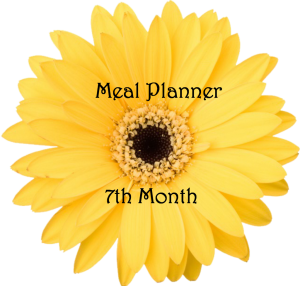 Meal Planner 7th month