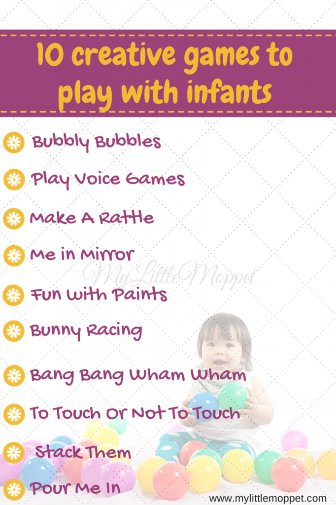 10 creative games to play with infants My Little Moppet