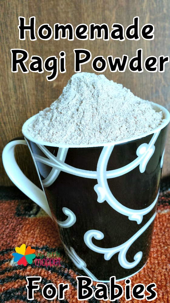 Homemade Ragi Powder Recipe for Babies My Little Moppet