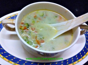 Mixed Vegetable soup fpr babies and toddlers