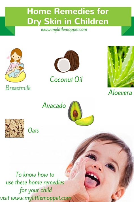 Home Remedies for dry skin in children