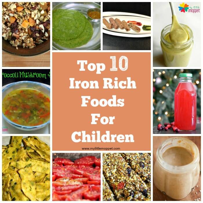 Top 10 Iron Rich Foods for kids 