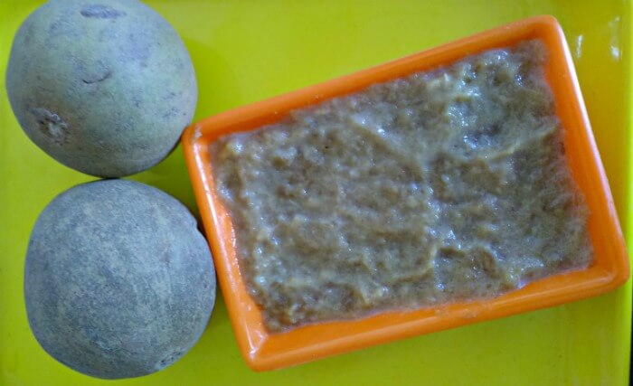 chikoo sapota sapodilla puree recipe for babies