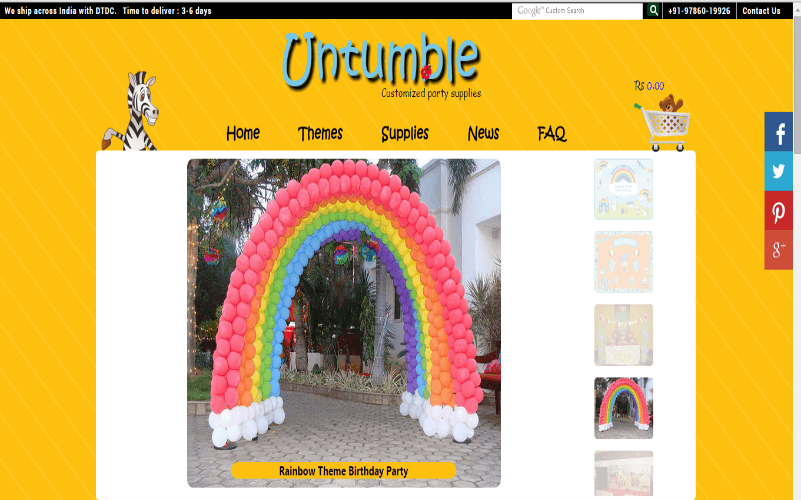 Untumble website review by Mylittlemoppet