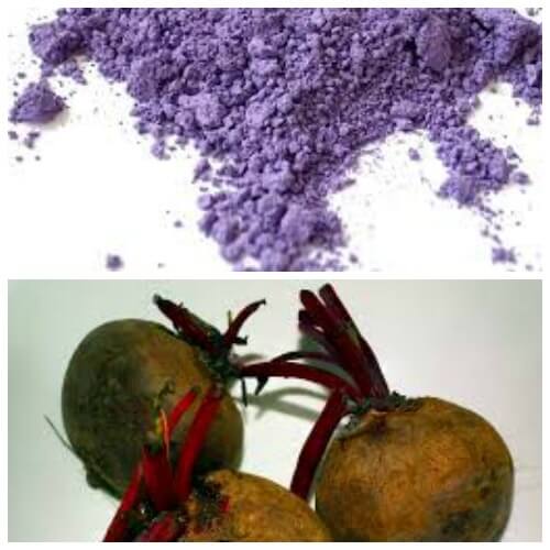 purple color homemade holi color powder recipe