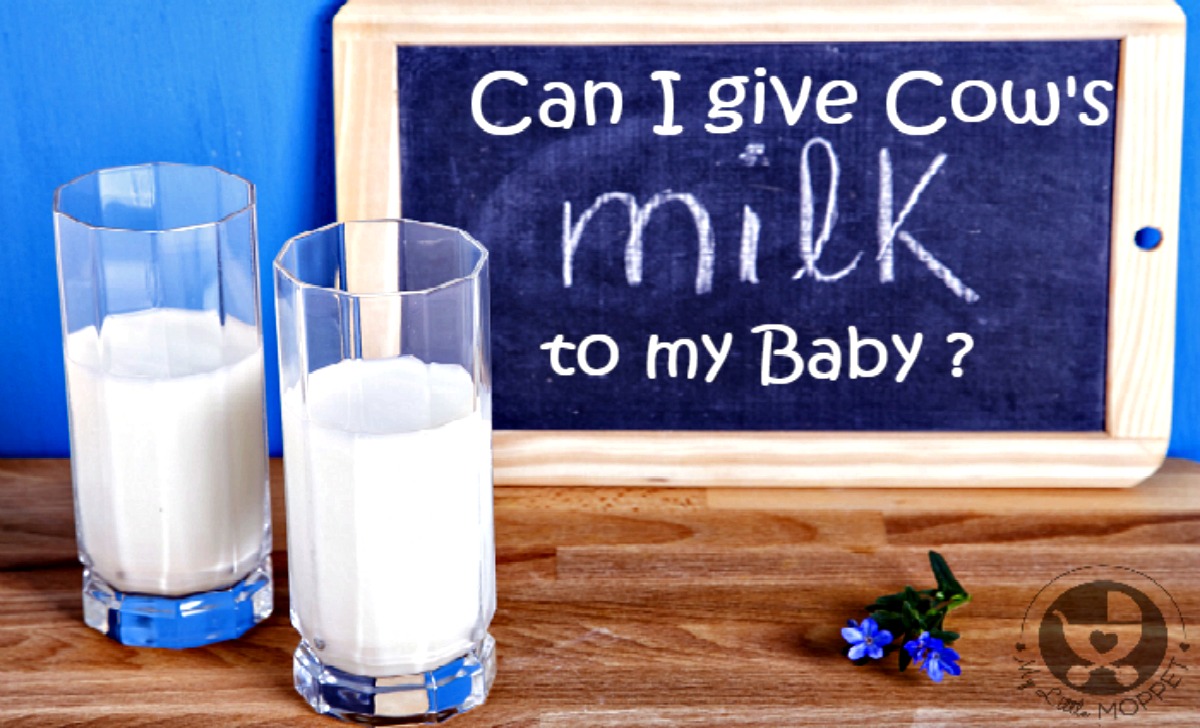 Can I give Cows milk to my baby new
