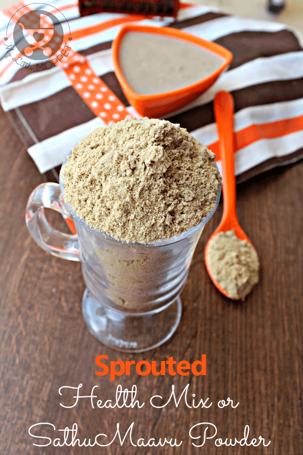sprouted sathumaavu powder for babies homemade cerelac powder