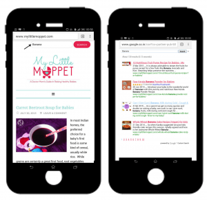 how to search in mobile in mylittlemoppet