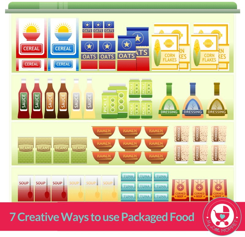 7 Creative Ways to use Packaged Food
