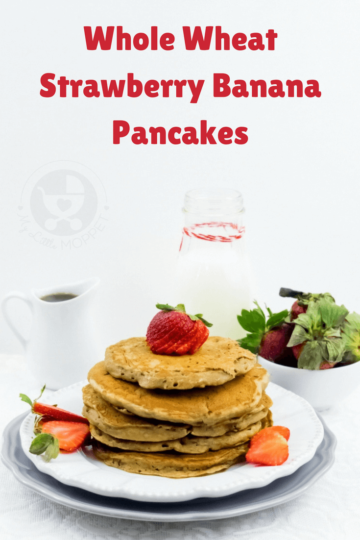 strawberry banana pancakes