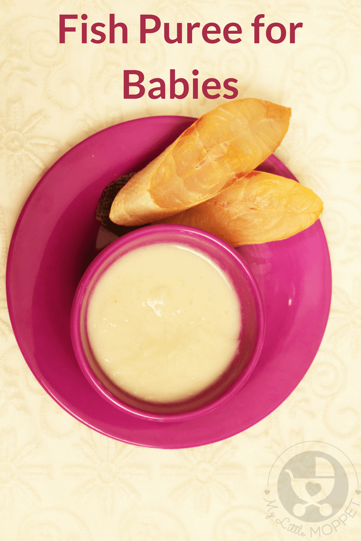 If you've started your baby on solids, you're probably wondering about feeding her fish or chicken. Fish is safe to introduce after six months of age, and fish puree is a great way to get your baby used to the flavor. Check out our video for the step by step recipe to make Fish Puree for Babies