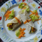 Egg and Carrot Chapati Roll Recipe