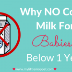 why no cows milk till 1 year for infants