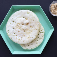 Are you looking for a nutritious way to get your baby started on a healthy diet? Try Steamed Dosa for Babies [How to make Dosa Batter for Babies]!