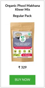 Organic phool Makhana Kheer Mix Regular Pack