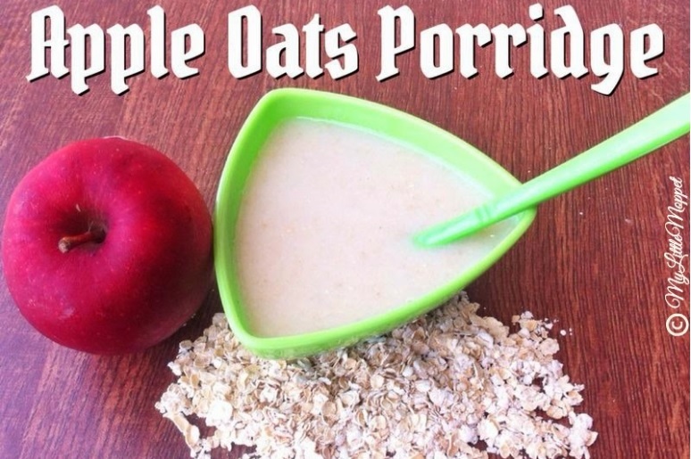 Apple Oats Porridge 1