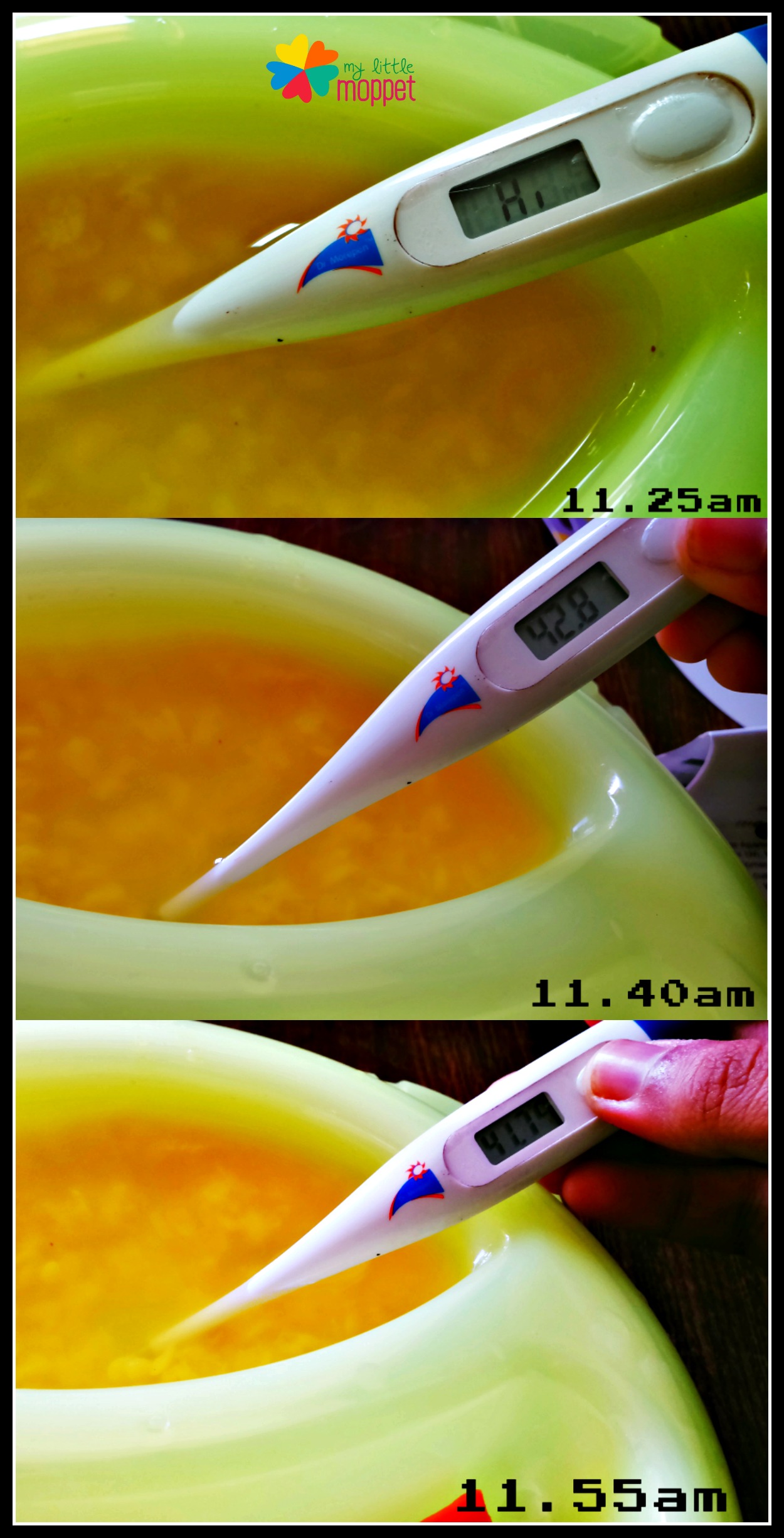 Mee Mee Stay Warm Plate and Heat Sensor Spoon Review My Little Moppet