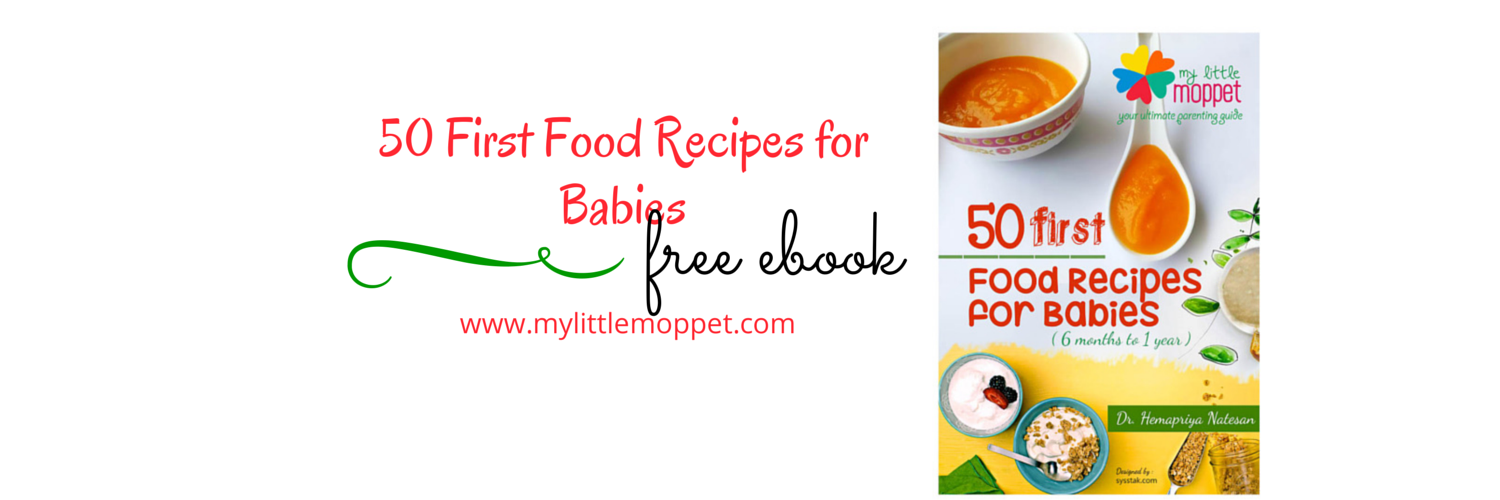 Free E-Book - 50 First Food Recipes for Babies