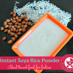 Instant Soya Rice Powder Porridge Mix for babies during travelling