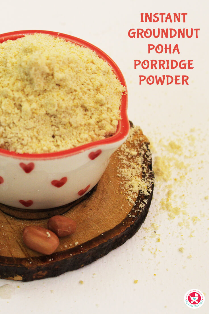 Instant Groundnut Poha Porridge Powder
