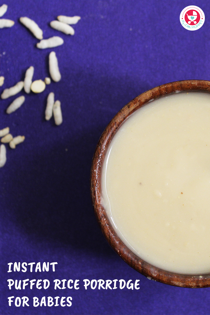 Instant Puffed Rice Porridge for Babies