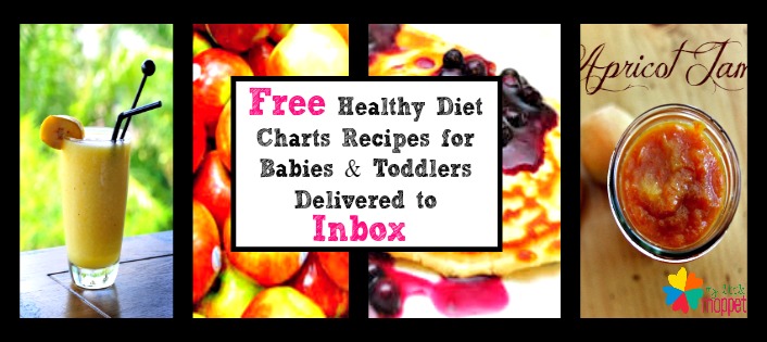 Free Monthly Food Chart for Babies Toddlers delivered by Mail