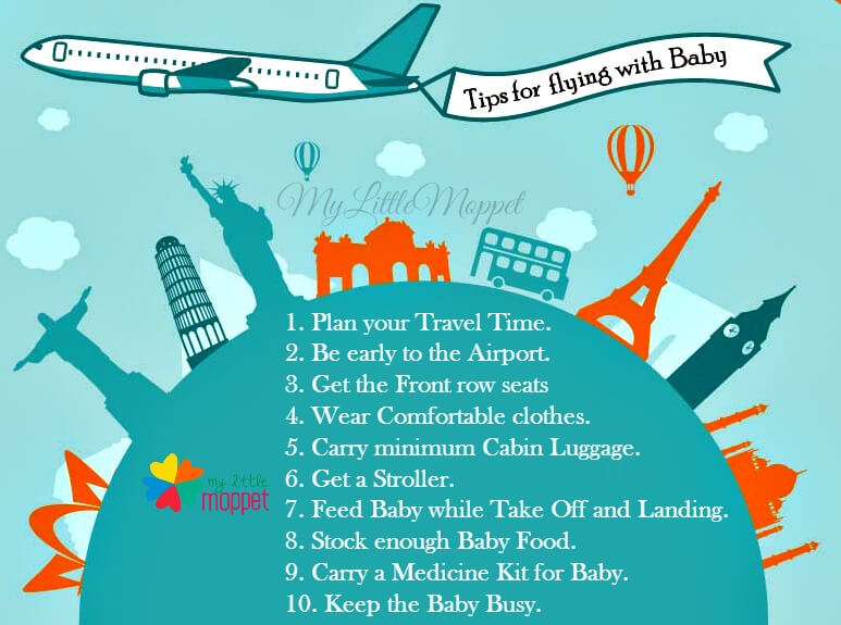 Tips for flying with baby