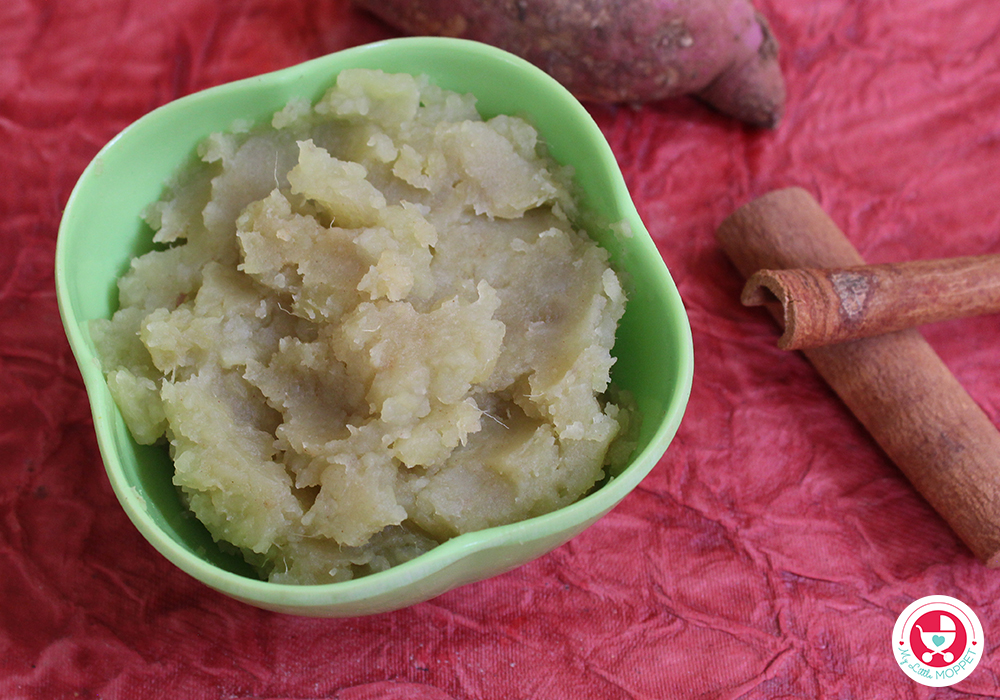 Green Peas and Potato Puree for Babies