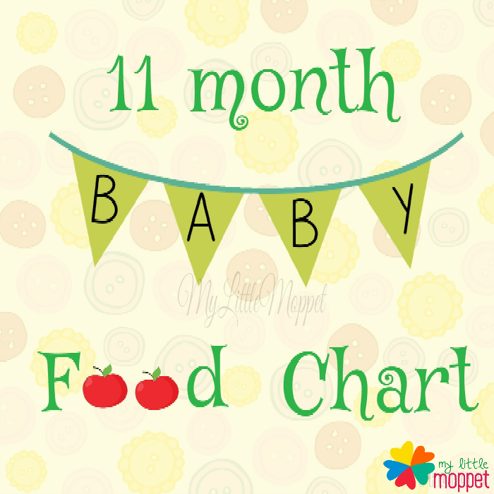 Eleven Month Baby Food Chart