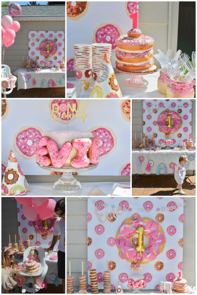 Donut Themed First birthday party for girls