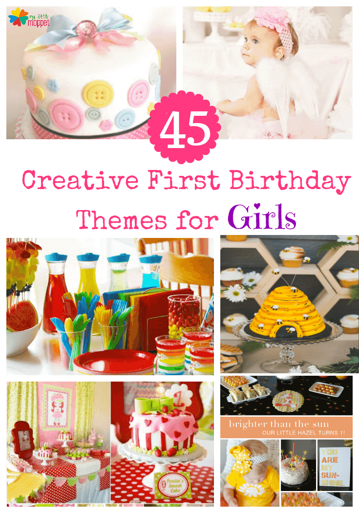 45 Creative First Birthday Party Ideas for Girl