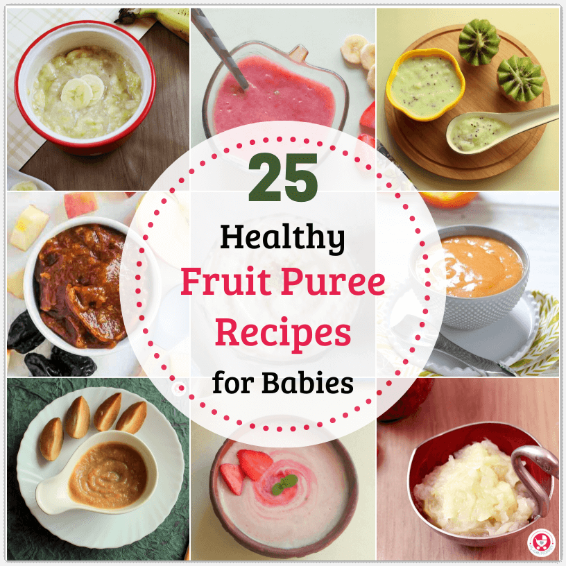 Fruit is often the first choice for baby's weaning journey. These Healthy Fruit Puree Recipes for Babies will ensure your little one has a good variety!