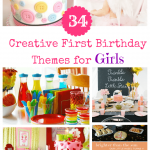 34 creative first birthday theme for girls
