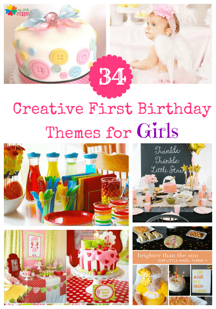 34 Creative Girl First Birthday Party Themes and Ideas