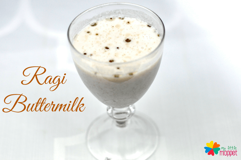 Ragi Buttermilk Recipe Refreshing Summer Drink My Little Moppet