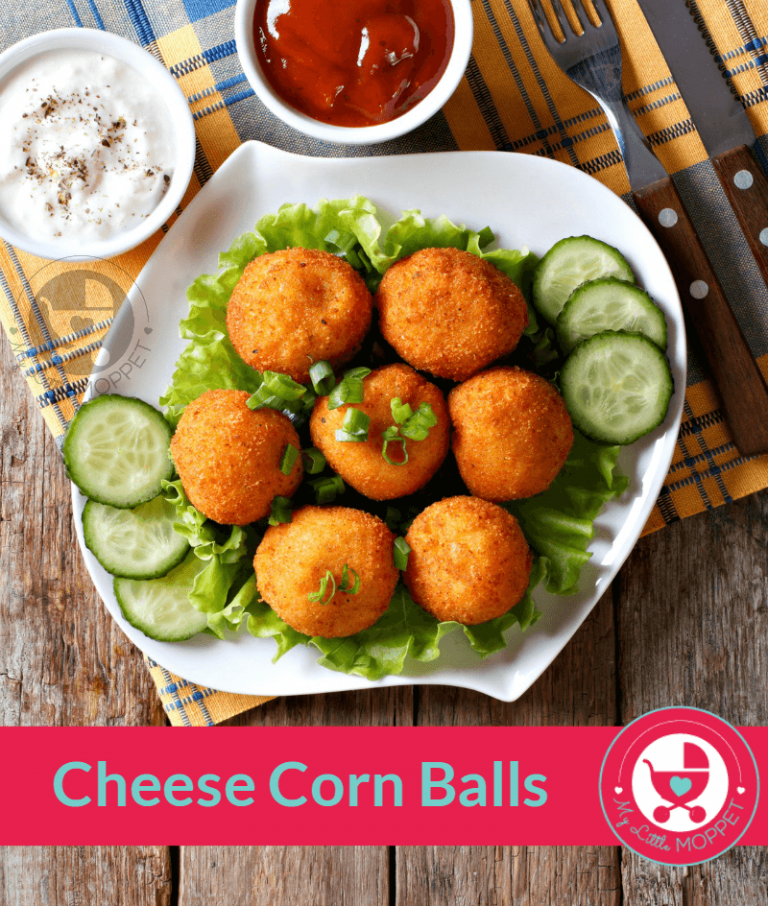 Easy Cheese Corn Balls Recipe My Little Moppet