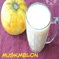 Muskmelon Cantaloupe Milkshake 1