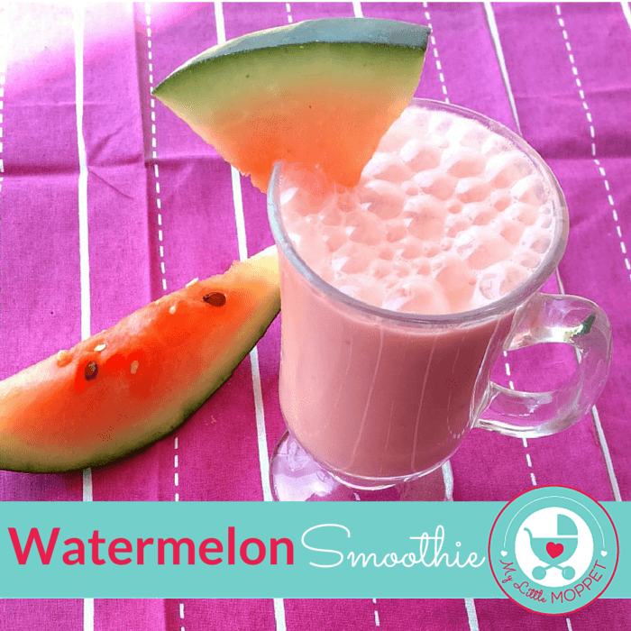 Watermelon Smoothie Recipe for Babies and Toddlers