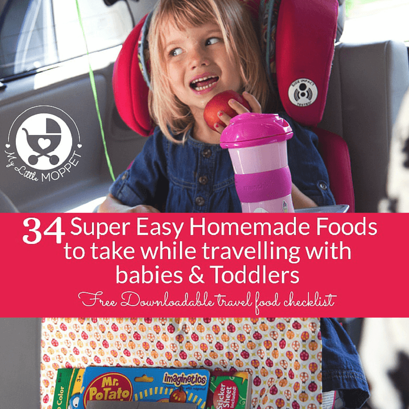 34 Easy Homemade Travel Food Ideas for Babies and Toddlers