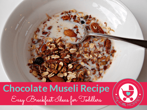 chocolate museli Recipe for Toddlers and kids