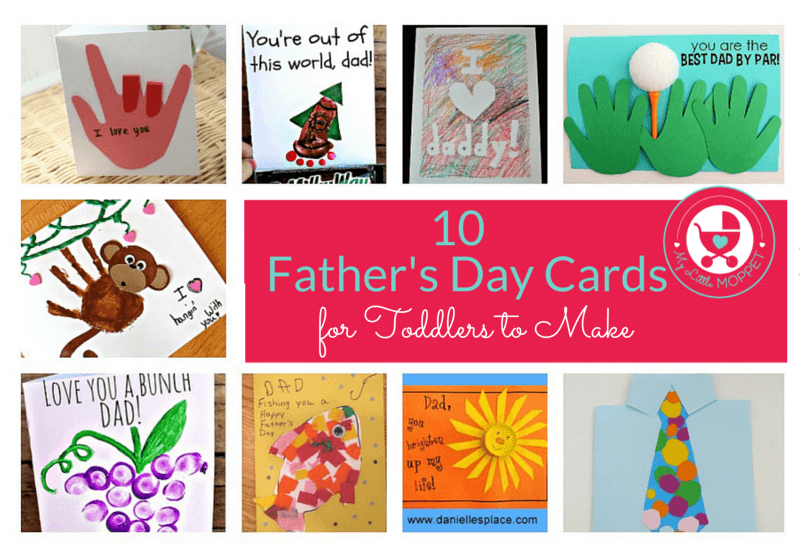 10 Easy Father’s Day Cards for Toddlers to Make