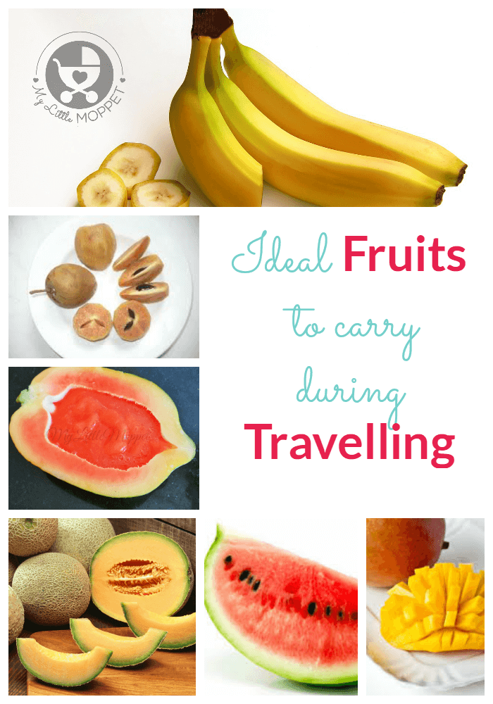 Fruits to give to babies and toddlers during travel