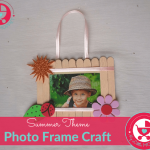 Photo Frame Craft summer themed
