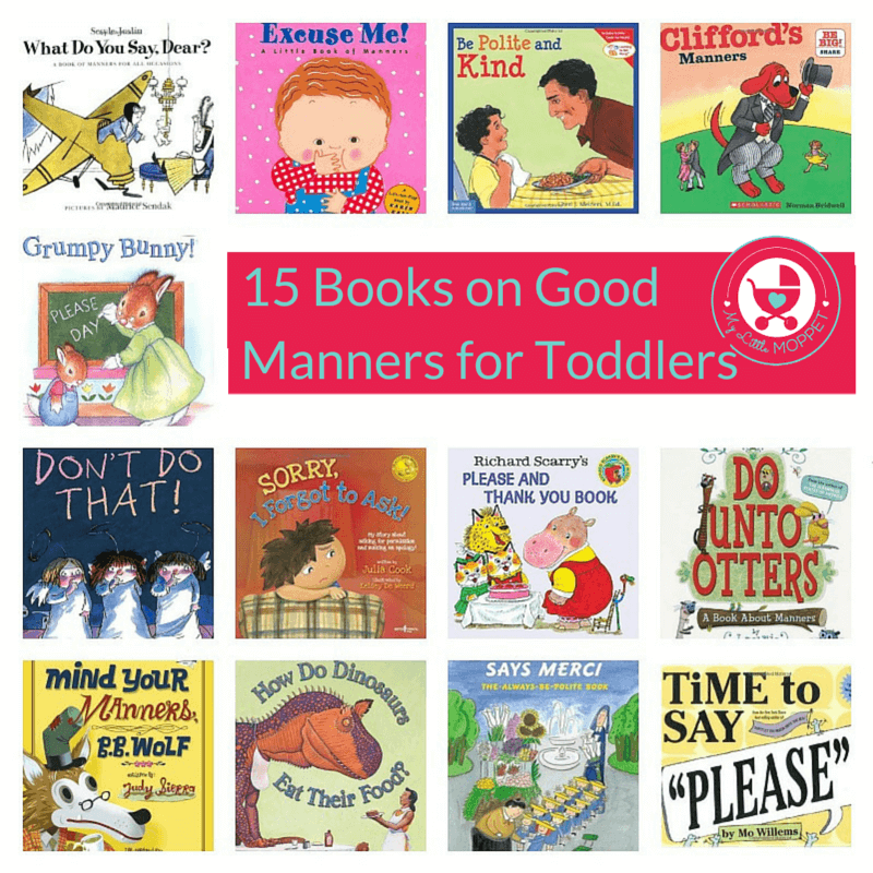 15 Books about Good Manners for Toddlers