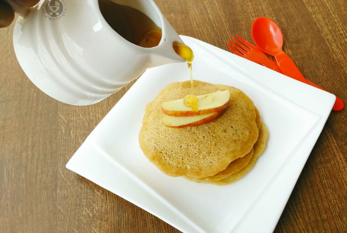 Apple Whole Wheat Pancakes