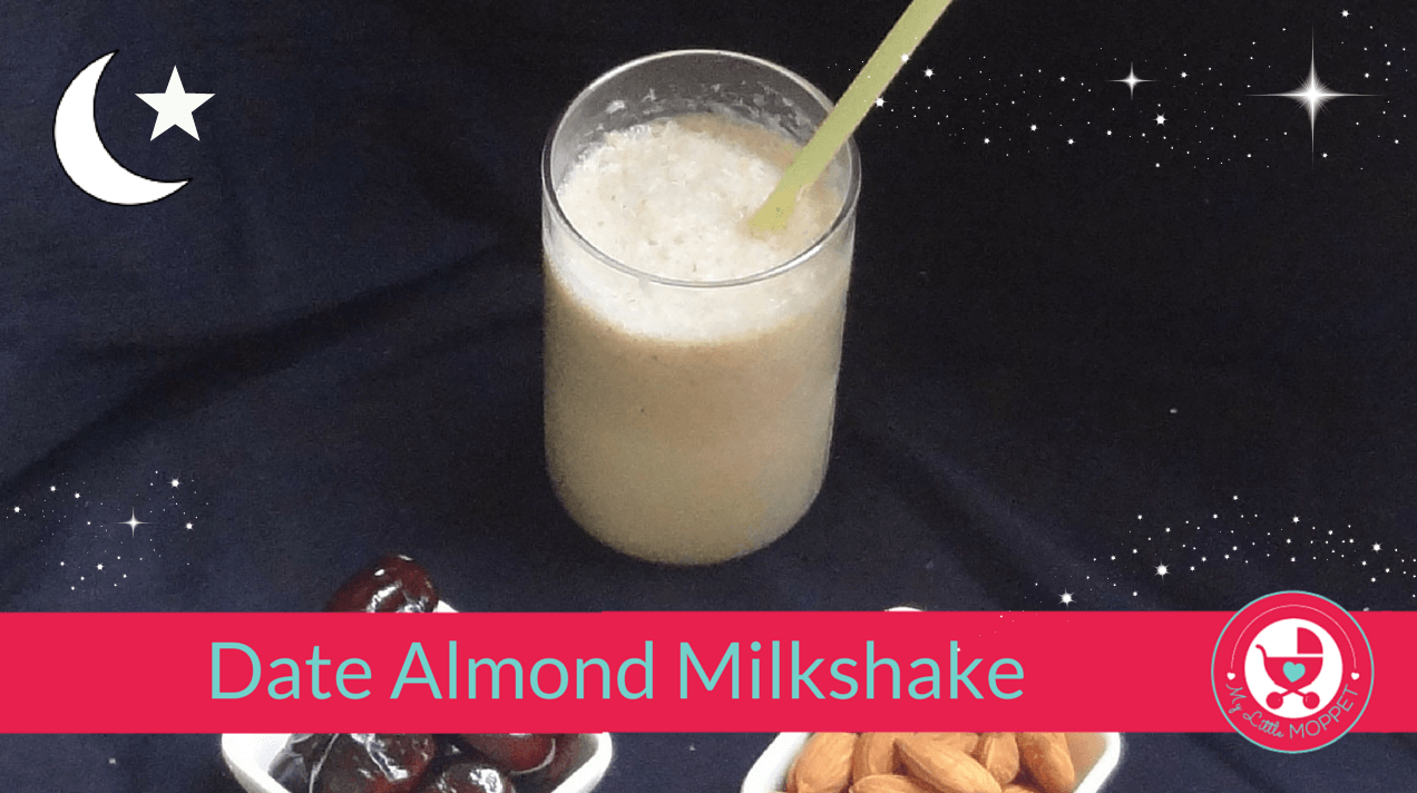 Date Almond Milkshake for Toddlers