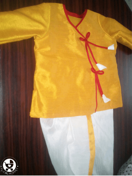 baby krishna dress set